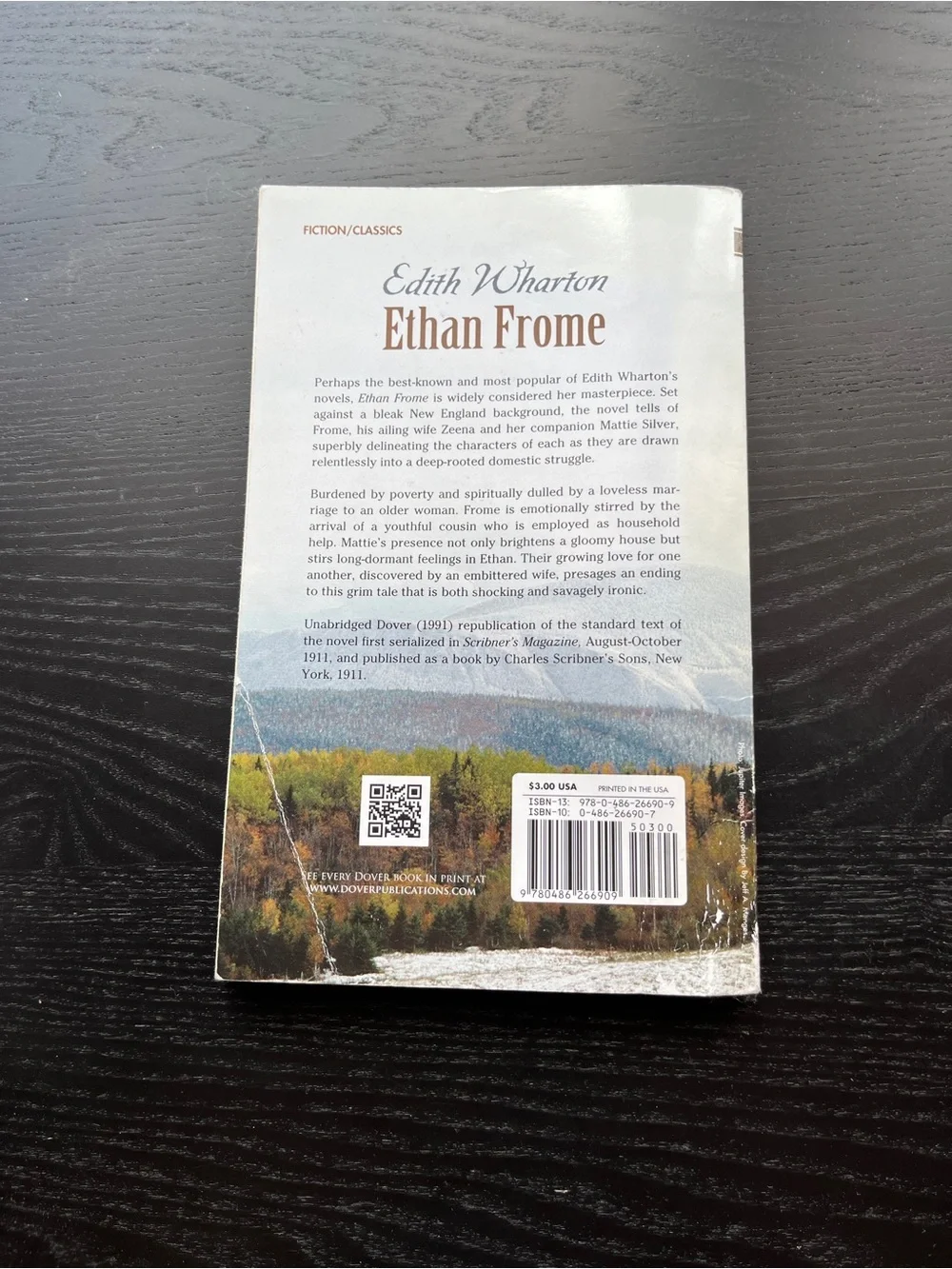 Ethan Frome dover thrift